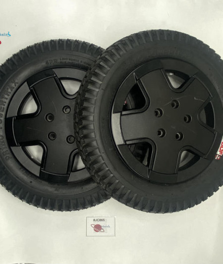 PAIR OF INVACARE DRIVE WHEEL FOR TDX AND STORM 3G 14 X 3 IN (3.00-8) | #JC865