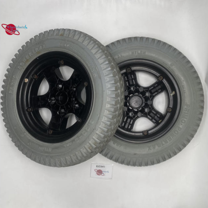 PAIR OF DRIVE WHEELS FOR QUANTUM 6000Z (3.00-8) WHLASMB1769 | #JC641