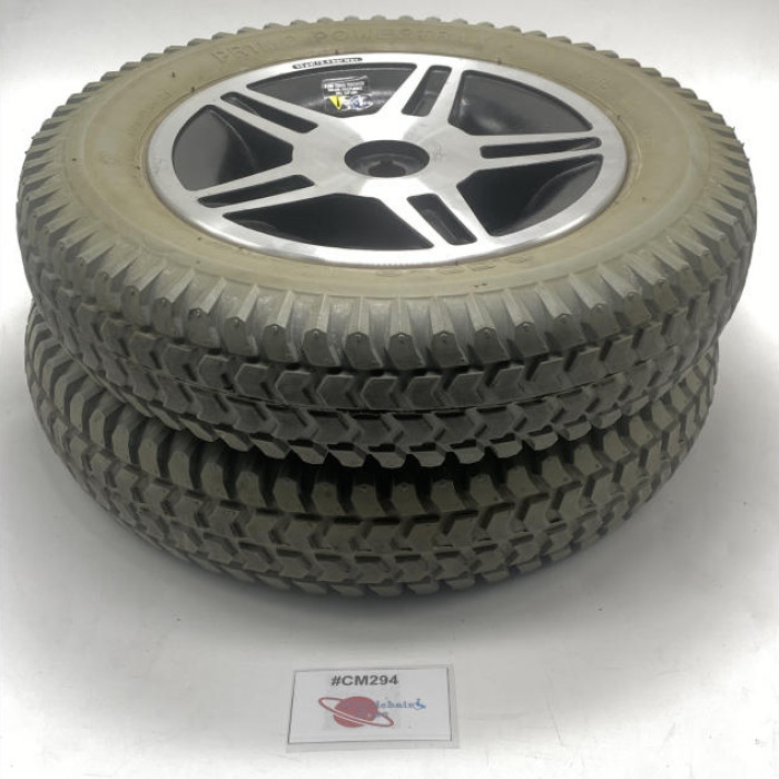 PAIR OF DRIVE WHEELS FOR JAZZY 614 POWECHAIR (3.00-8) WHLASMB1811 | #CM294