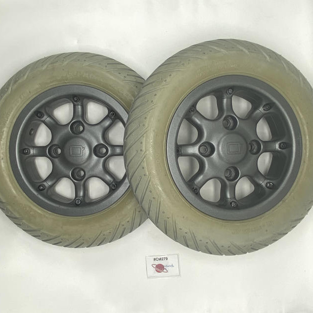 PAIR OF DRIVE WHEELS FOR QUICKIE S636 S646 S646SE POWECHAIR | #CM279