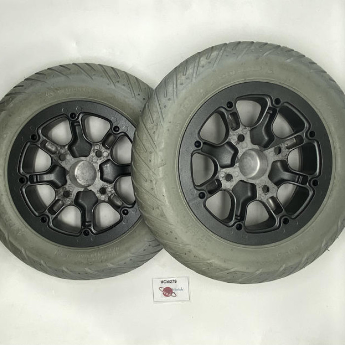 PAIR OF DRIVE WHEELS FOR QUICKIE S636 S646 S646SE POWECHAIR | #CM279